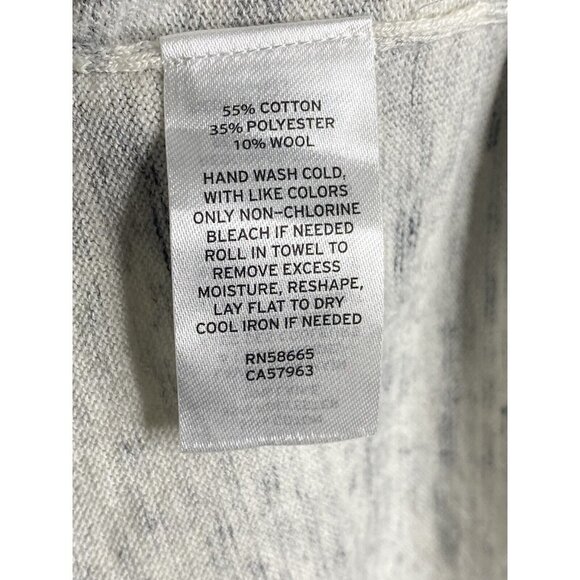 Nordstrom Mens Cotton Blend Pullover Henley Style Long Sleeve Sweater Size Large - Picture 5 of 5